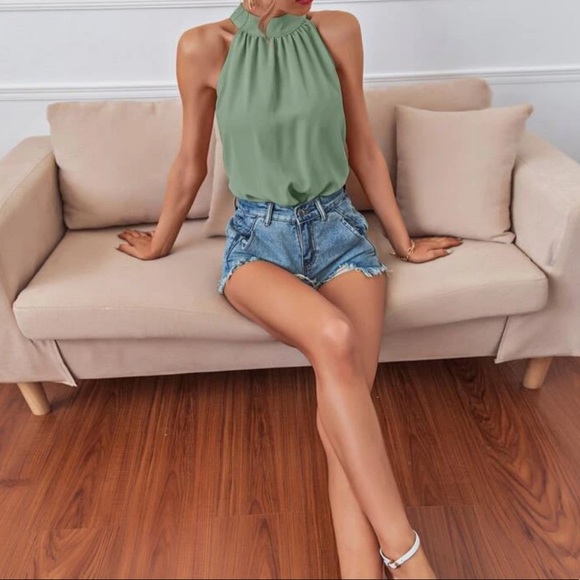 Boho tie back halter top - Picture 13 of 16